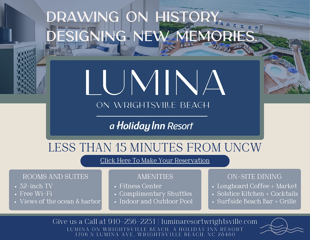Call 910-256-2231 to make your reservation at Lumina on Wrightsville Beach!